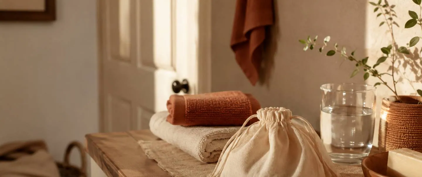 Dormitorio luminoso y tranquilo de una casa, con luz cálida entrando por la ventana y ambiente sereno